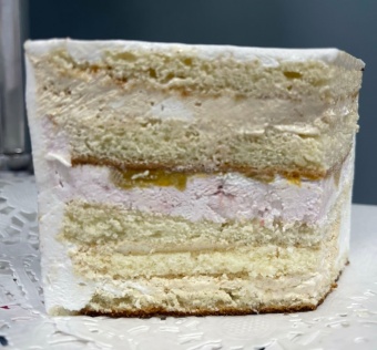 торт "Творожно-радужный"